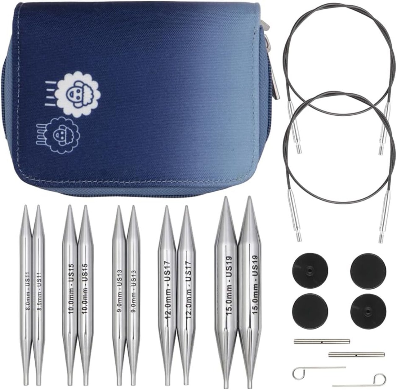 KnitPro Nova Chunky Interchangeable Knitting Needle Set 5" (13cm)